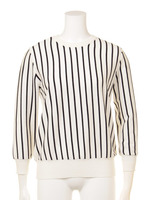 ストライプハイゲージ5分丈PO