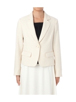 テーラードラメツイードジャケット