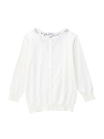 フラワーリボンデザインカーディガン