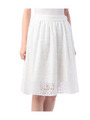 ミディ丈レースフレアスカート