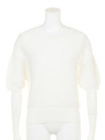 5分袖ガータークルーネック