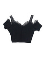 [LAVENDER LINE]offshoulder tulle tops