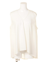 【Omekashi】深Vタンクブラウス