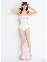 LILICIOUSウエストオープンスイムワンピース