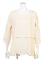 [Salon de Balcony]レイヤードデシンブラウス