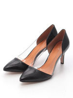 BIクリアパンプス75/BLACK