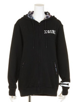 BLOOMING SWEAT HOODIE/BLACK