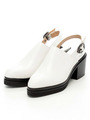 Back Strap Shoes/White
