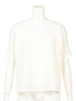 CLオープンショルダードルマンTOP/BLK