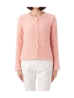 MIXヤーンジャケット風ニットカーディガン/ブラック(019)