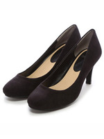 PJ/カンファタブルミディアムパンプNEO/スエードボルドー