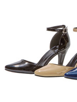 PJ/ネックベルトパンプ/ボルドー