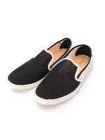 Rivierasメッシュキャンバススリッポン/ブラック(519)