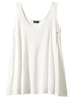 SALON by PJ/キュプラシルクフレアタンク/ブラック