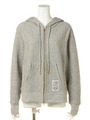 SWEAT ZIP PARKA/GRAY