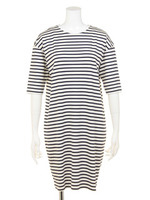 TESJボーダーワンピース/NAVY×IVORY