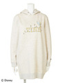 TINK L/S SWEAT HOODIE DRESS/ASH