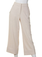 [L.B DAILY STOCK]クロップドワイドパンツ/BLU