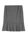 [L]ウールマーメイドスカート/グレー系(013)