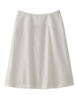 [L]ヨーク切り替えマーメイドスカート/ホワイト(002)