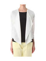 [S]ミドルゲージドレープカーディガン/ホワイト(001)