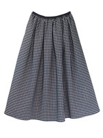 graphcheck　skirt/navy