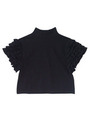 shoulder　frill　cutsew/white