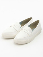 【Bonica Studio】クロコダイルローファースニーカー/ブラック(1)