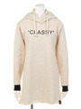 【FONT LAB】CLASSY HOODIE DRESS/BONE(WHITE)