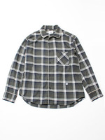 【GELATO PIQUE HOMME】フランネルチェックシャツ/GRN