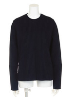 【Sov.】先染めストライプTOPS/ネイビー