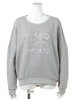 【adidas Originals】W CHILE CREWNECK/ミディアムグレーS09