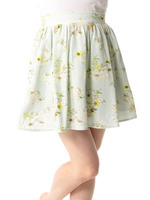 【dazzlin】花柄セットアップボトム/グリーン