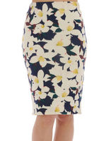 【アウトレット特別価格】フラワープリントニットSK/PINK