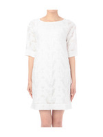 アラベスク織りワンピース/ホワイト(001)