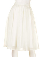 エアリーギャザースカート/カーキ