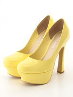 エナメルパンプス/ピンク