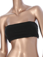 カットチューブトップス/BLACK