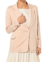 カットテーラードジャケット/ベージュ