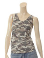 カモフラージュタンクトップ/D-GRAY