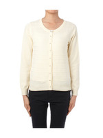 カラフルビジュークルーカーディガンニット/ベビーピンク(071)