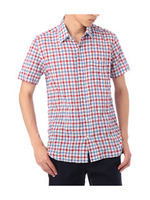 ギンガムチェックシャツ/ブルー系(292)