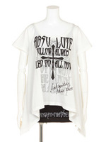 クロス柄オパールT＆キャミセット/レッド