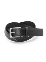 サルーキ犬刺繍合皮ベルト/ブラック(019)