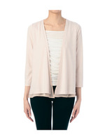 シフォン切り替えトッパーカーディガン/ピンク系(071)