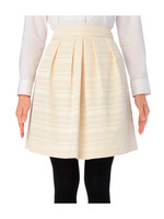 シャドーボーダータックスカート/ベージュ系(051)