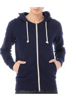 スウェットダブルZIPパーカ/ネイビー系(093)