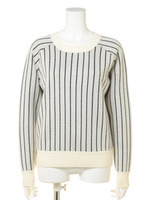 ストライプラグランPO【Planetblueworld】/ホワイト