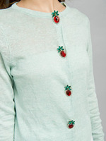 ストロベリービジューカーデ/ネイビー