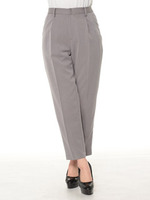 センタープレスパンツ/グレー